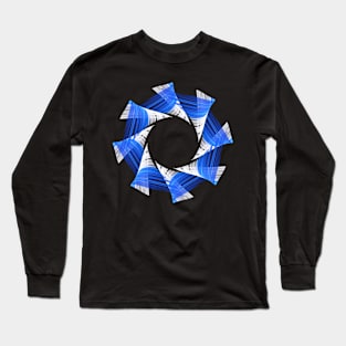 Blue mandala Long Sleeve T-Shirt